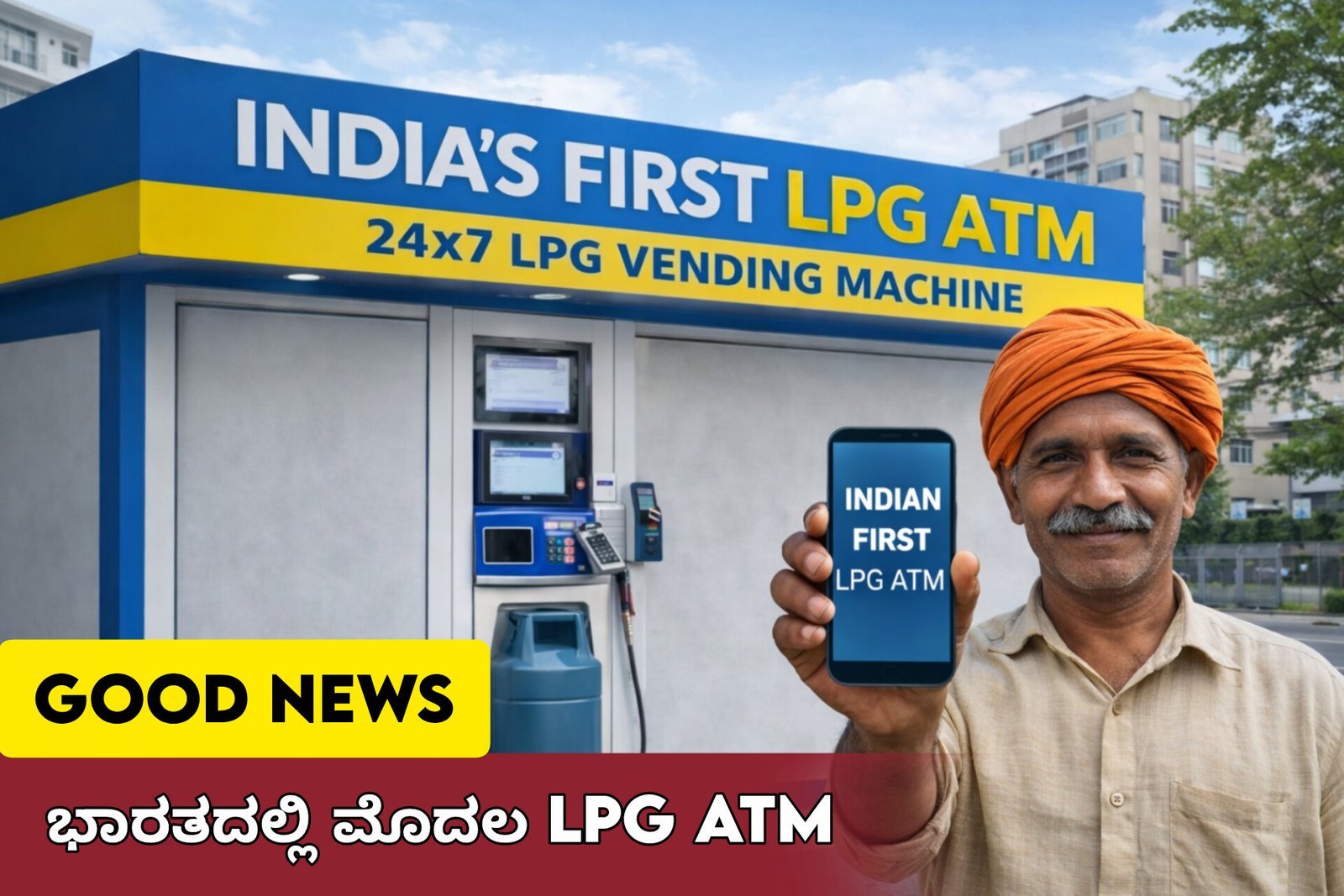 2 ನಿಮಿಷದಲ್ಲಿ ಗ್ಯಾಸ್ ಸಿಲಿಂಡರ್! ಭಾರತದಲ್ಲಿ ಮೊದಲ LPG ATM ಆರಂಭ – ಹೇಗೆ ಕೆಲಸ ಮಾಡುತ್ತದೆ ಗೊತ್ತಾ?